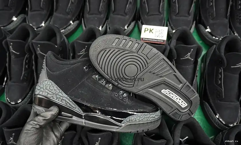 Retro GOD SHIP Jordan  RETAIL 3 Cat MATERIALS Air PK TO READY Black 0515